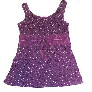 Maurices Sz M Purple Sleeveless Top